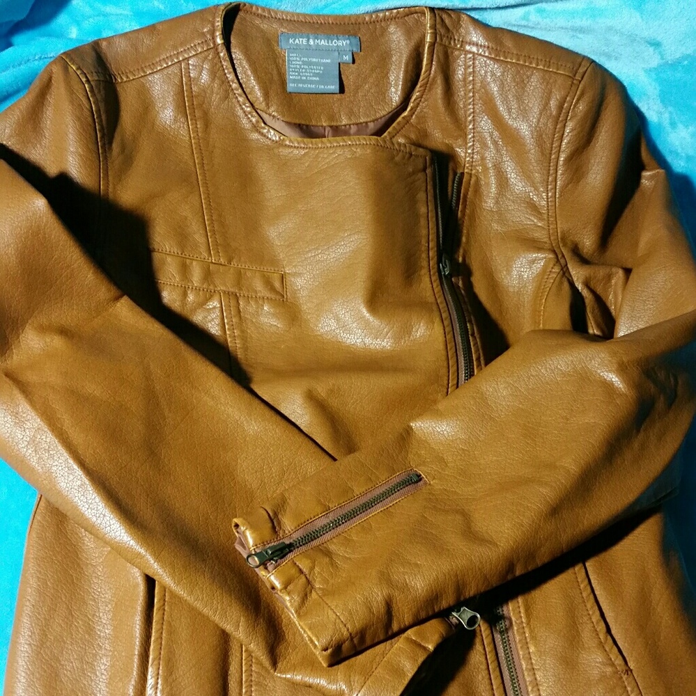 Kate & Mallory faux leather jacket
